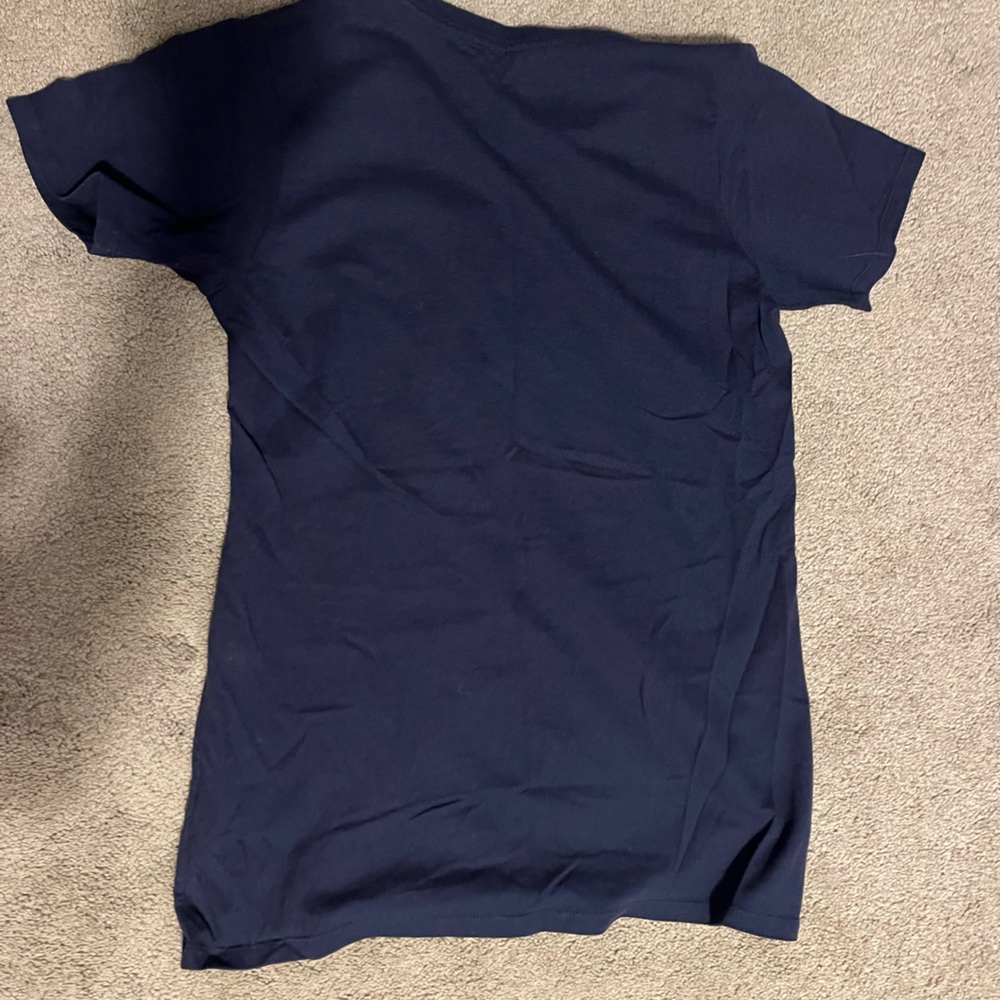 Patagonia Navy Blue Graphic Logo Short Sleeve Tee - Picture 2 of 3